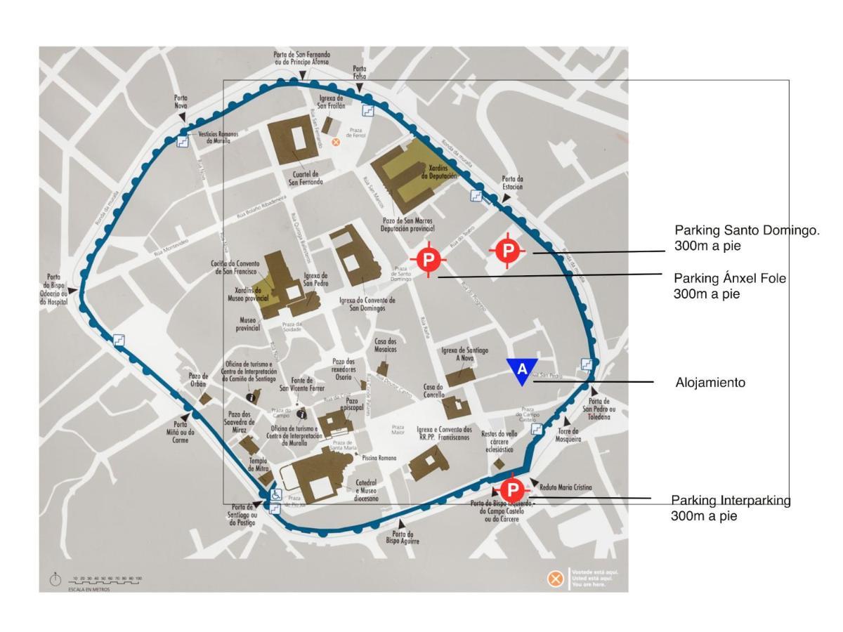 Apartmán La Rua De San Pedro By Clabao Lugo Exteriér fotografie